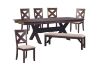 Picture of SORA 168-239 Extension Dining Table (Brown) 