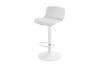 Picture of AIDEN Adjustable Swivel Gas Lift Bar Stool (White)