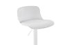 Picture of AIDEN Adjustable Swivel Gas Lift Bar Stool (White)