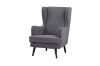 Picture of MERCURY Lounge Chair Black wood legs (Grey)