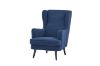 Picture of MERCURY Lounge Chair Black wood legs (Blue)