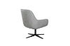 Picture of ASHER Velvet Lounge Chair  With Ottoman (Light Grey)