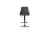 Picture of POPPY Adjustable Swivel Gas Lift Bar Stool (Dark Grey)