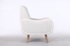 Picture of CLOUDTOP Teddy Fabric Lounge Chair (White)