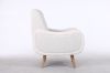 Picture of CLOUDTOP Velvet Lounge Chair (White)