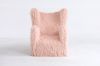 Picture of WHIMSY Long-pile Fabric Lounge Chair (Pink)