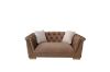 Picture of MALMO Velvet Sofa Range with Pillows (Brown) - 1 Seater