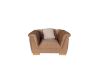 Picture of MALMO Velvet Sofa Range with Pillows (Brown) - 3 Seater