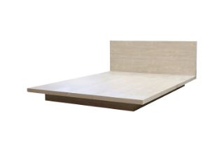 Picture of YUKI Japanese Low Height Bed Frame Set with Headboard - King Size