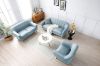 Picture of BRACKE Fabric Sofa Range (Lake Blue) - 1 Seater