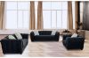 Picture of MALMO Velvet Sofa Range with Pillows (Black) - 2 Seater