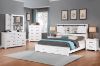 Picture of PURELAND Solid Pine Wood Bedroom Combo in Queen Size (White) - 4PC Combo
