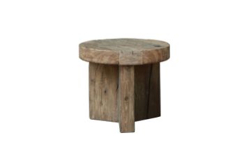 Picture of HECTOR 100%  Reclaimed Oak Wood Side Table (50x50cm)