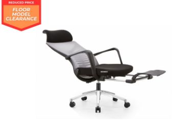 Picture of (FLOOR MODEL CLEARANCE) SHERWIN Ergonomic Office Chair with Overturn Footrest