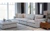 Picture of (FLOOR MODEL CLEARANCE) SUSSEX Memory Foam 4 Seat Extra Large Sofa with Ottoman (Light Grey) 