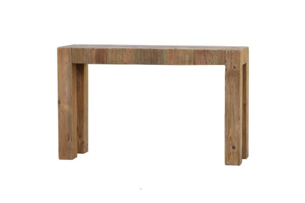 Picture of TRAVER 100% Reclaimed Pine Wood Console Table (117x78cm)