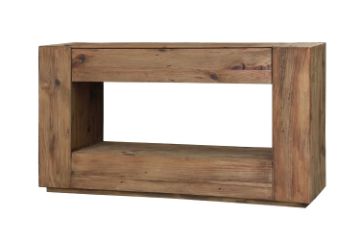 Picture of HOMER 100% Reclaimed Pine Wood Cuboid Console Table (140x76cm)