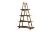 Picture of ELMORE 100% Reclaimed Pine Wood Scandi 4-Tier Triangular Shelf (183x120cm)