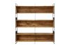 Picture of ELMORE Reclaimed Pine Wood Large Iron Shelf (190x181cm)