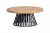 Picture of CARL Reclaimed Pine Wood Round Coffee Table (90cmx90cm)