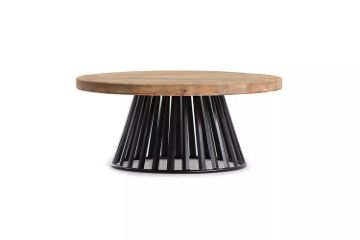 Picture of CARL D90 Reclaimed Pine Wood Round Coffee Table