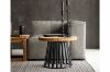 Picture of CARL Reclaimed Pine Wood Round Side Table (60x60cm)