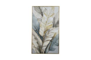 Picture of H77 Hand Oil Painting Canvas Wall Art With Golden Frame (80x140cm)
