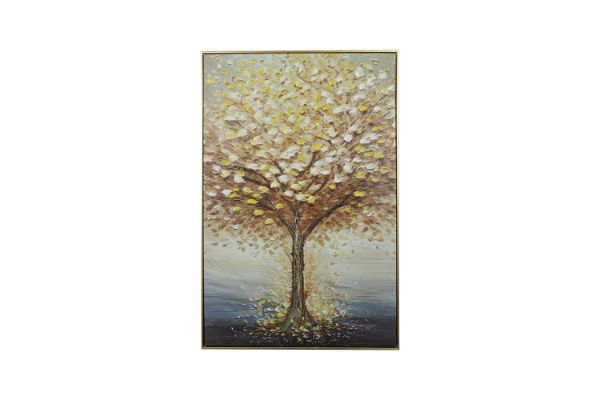 Picture of H79 Canvas Print Wall Art With Golden Frame (80x120cm)