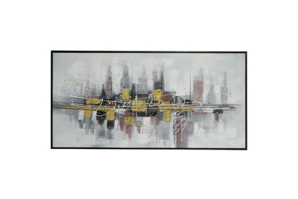 Picture of H83 Canvas Print Wall Art With Black Frame (70x140cm)