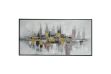 Picture of H83 Hand Oil Painting Canvas Wall Art With Black Frame (70x140cm)