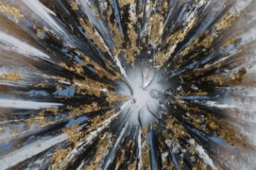 Picture of H80 Hand Oil Painting Canvas Wall Art With Black Frame (80x80cm)