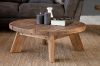 Picture of TRAVER 100% Reclaimed Pine Wood Round Coffee Table (90x90cm)