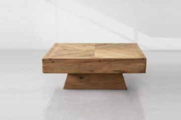 Picture of HOMER 100% Reclaimed Pine Wood Square Coffee Table (100x100cm)