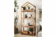Picture of ELMORE 100% Reclaimed Pine Wood Scandi 4-Tier Shelf (85cmx199cm)