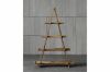 Picture of ELMORE 100% Reclaimed Pine Wood Scandi 4-Tier Triangular Shelf (183x120cm)