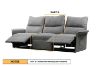 Picture of Galaxy Modular Power Recliner  System - Part A+C (2RR Power Recliner Love Seat)