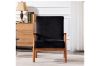 Picture of [FLOOR MODEL CLEARANCE] BARNHOUSE Velvet Armchair (Black)