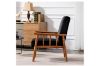 Picture of [FLOOR MODEL CLEARANCE] BARNHOUSE Velvet Armchair (Black)