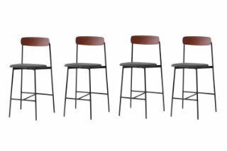 Picture of LAINY Bar Chair (Black) - 4 Chairs in 1 Carton