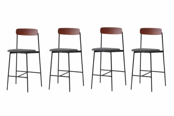 Picture of LAINY Bar Chair (Black) - 4 Chairs in 1 Carton