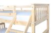 Picture of (FLOOR MODEL CLEARANCE) STARLET Single-Double Solid NZ Pine Bunk Bed Frame (Natural)