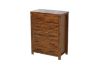 Picture of [FLOOR MODEL CLEARANCE]WOODLAND 6DRW Tallboy (Rustic Brown)