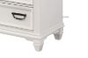 Picture of (FLOOR MODEL CLEARANCE) CHARLES Bedside Table (White & Grey)