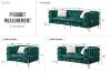 Picture of VIGO 3/2/1 Seater Chesterfield Velvet Tufted Sofa Range (Emerald Green)