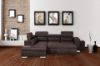 Picture of CASSIA Sectional Sofa/Sofa Bed with Storage & 2 Ottomans (Brown)