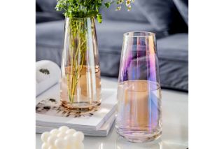 Picture of ARTISTIC Colourful Glass Vase - Colourful