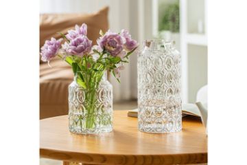 Picture of ERLENMEYER Transparent Glass Vase - Short