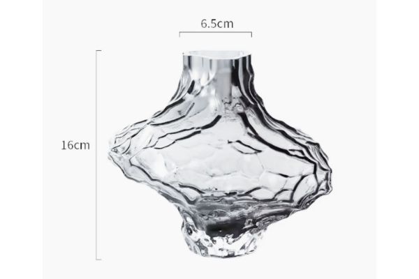 Picture of VALLEY  Special-Shaped Glass Vase (Transparent) - Short