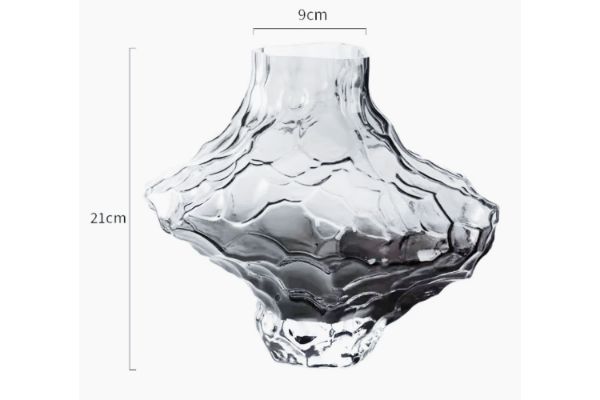 Picture of VALLEY  Special-Shaped Glass Vase (Transparent) - Tall