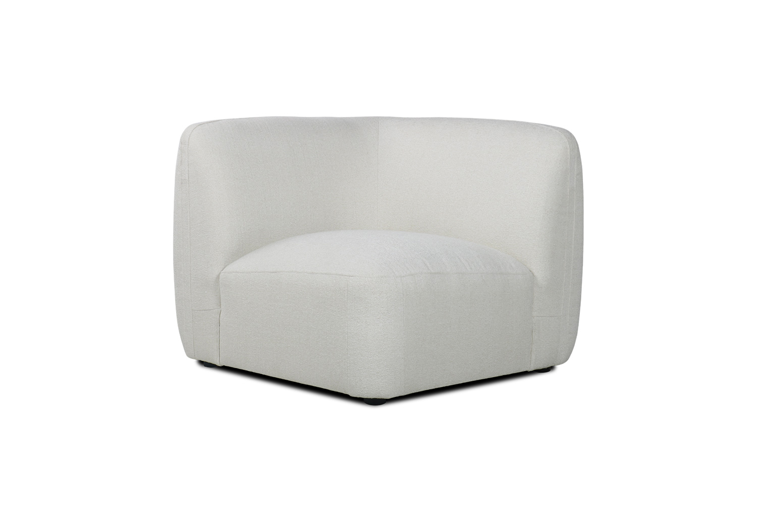 SUMMIT Fabric Modular Corner Sofa (White)